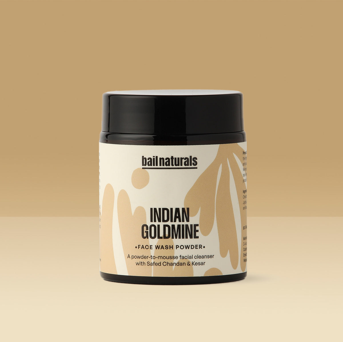Indian Goldmine | Face Wash Powder with Safed Chandan & Kesar - Bail Naturals Store
