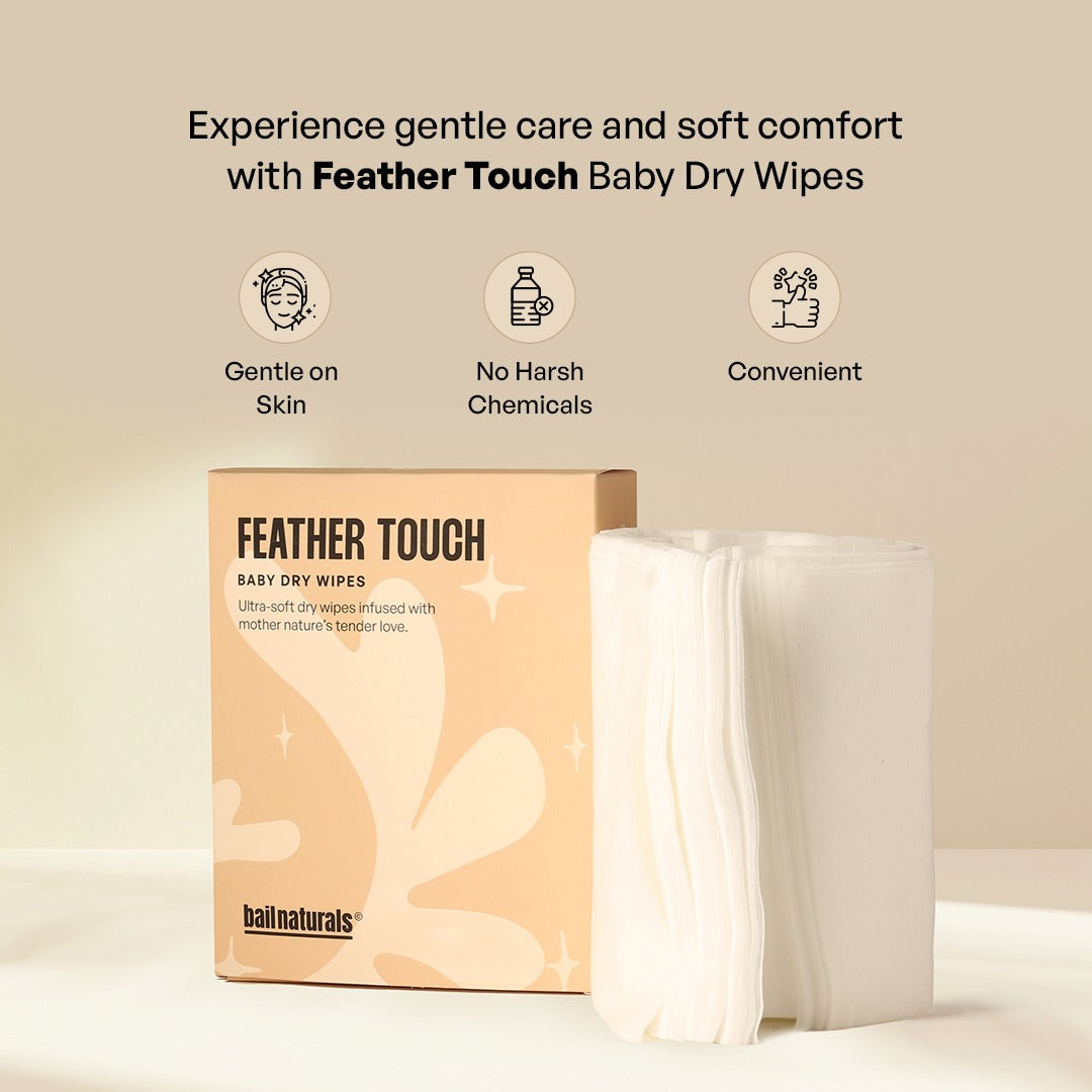 Feather Touch | Baby Dry Wipes