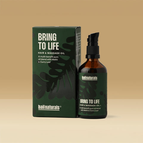 Bring to Life | Methi-Curry Leaf Hair Oil - Bail Naturals Store