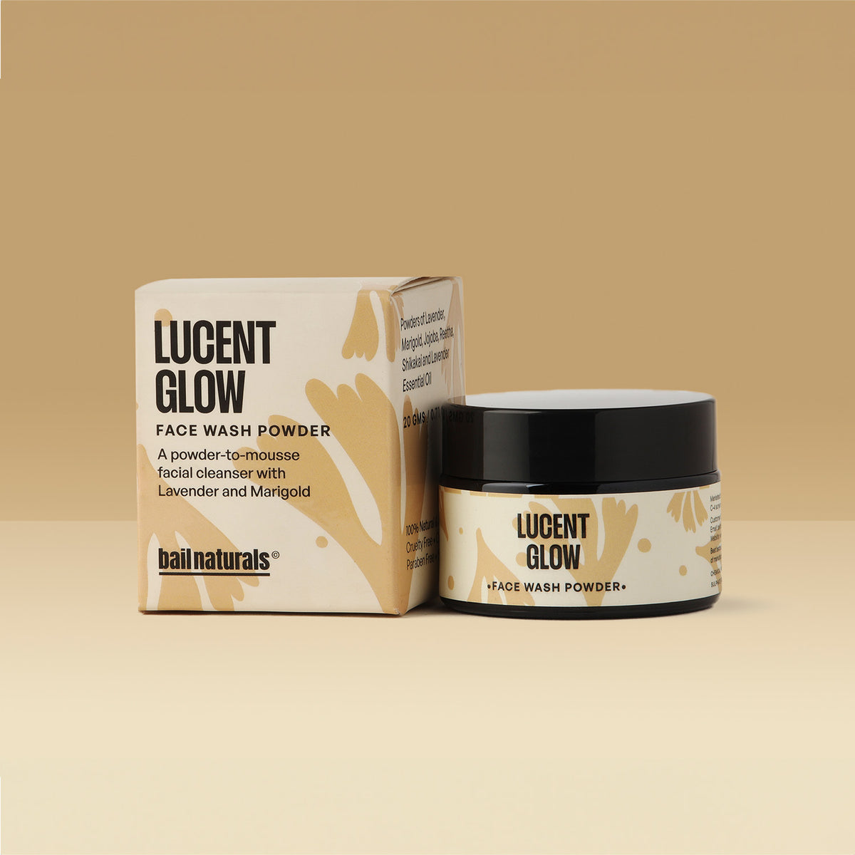 Lucent Glow | Face Wash Powder with Lavender - Bail Naturals Store
